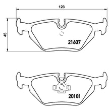 Load image into Gallery viewer, Rear Brake Pad Fits BMW 3 Series Z3 Brembo P06013
