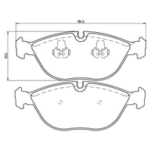 Load image into Gallery viewer, Front Brake Pad Fits VW Alpina Audi Bentley BMW TT CLK SLK Brembo P06019