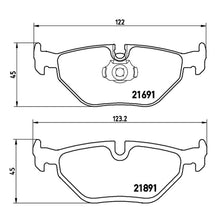 Load image into Gallery viewer, Alpina B10 Rear Brake Pad Fits BMW 5 Series Brembo P06023