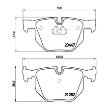 Load image into Gallery viewer, Rear Brake Pads 7 Series Set Kit Fits BMW 34 21 6 761 285 Brembo P06029