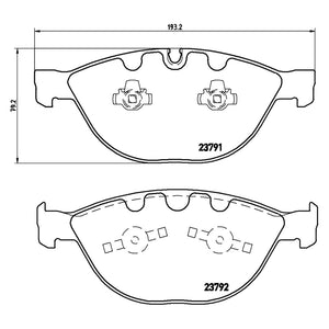 Front Brake Pad Fits BMW Rolls Royce Series 5 6 7 Phantom Brembo P06047