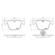 Load image into Gallery viewer, Rear Brake Pad Fits BMW Alpina B7 5 7 Series Brembo P06053