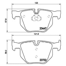 Load image into Gallery viewer, Rear Brake Pad Fits BMW X5 X6 Brembo P06056