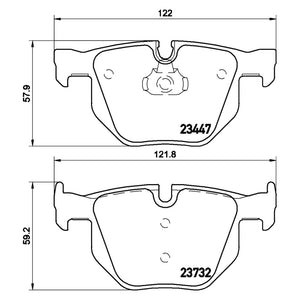 Rear Brake Pad Fits BMW X5 X6 Brembo P06056