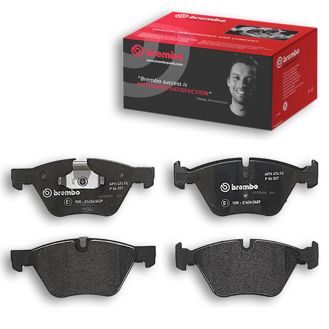 thumbnail interactive-video image 1 of Brembo P06057 Front Brake Pads For BMW 5 Series E60 E61 & X1 E84 – Prime Line 1 of 6