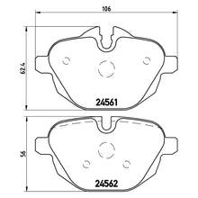 Load image into Gallery viewer, Rear Brake Pad Fits BMW I8 5 6 7 Series X3 X4 X5 Z4 Brembo P06064