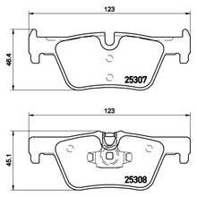 Load image into Gallery viewer, Rear Brake Pad Fits BMW 1 2 3 4 X3 Brembo P06071