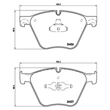Load image into Gallery viewer, Front Brake Pad Fits BMW Alpina B6 5 7 Series X5 X6 Brembo P06073
