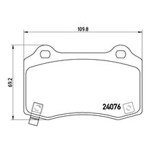 Load image into Gallery viewer, Rear Brake Pads Camaro Set Kit Fits Chevrolet 68034993AA Brembo P11024