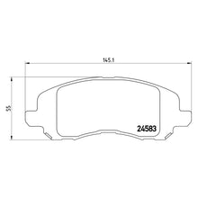 Load image into Gallery viewer, Front Brake Pad Fits Hyundai Jeep Mitsubishi Compass Eclipse Brembo P18001