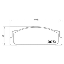 Load image into Gallery viewer, Front Brake Pad Fits Fiat Lancia Seat Brembo P23003