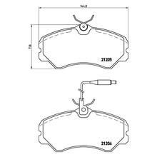 Load image into Gallery viewer, Front Brake Pad Fits Citroen Fiat Peugeot Ducato Brembo P23023