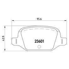 Load image into Gallery viewer, Rear Brake Pad Fits Citroen Fiat 500 500C Brembo P23064
