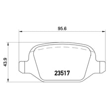 Load image into Gallery viewer, Rear Brake Pad Fits Alfa Romeo Fiat 147 156 GT Brembo P23065