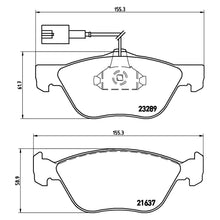 Load image into Gallery viewer, Front Brake Pad Fits Alfa Romeo Fiat 146 147 155 156 GT GTV Spider Brembo P23077