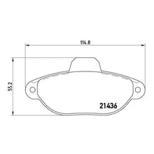 Load image into Gallery viewer, Front Brake Pads Cinquecento Set Kit Fits Fiat 71738134 Brembo P23096