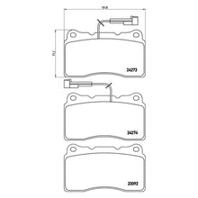 Load image into Gallery viewer, Front Brake Pad Fits Alfa Romeo 147 156 GT Brembo P23098