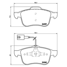 Load image into Gallery viewer, Front Brake Pad Fits Alfa Romeo 159 Brera Spider Brembo P23103
