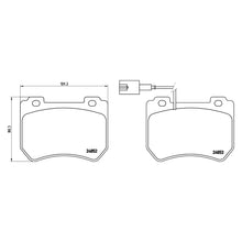 Load image into Gallery viewer, Front Brake Pad Fits Alfa Romeo 159 Brera Spider Brembo P23129