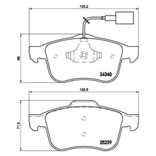 Load image into Gallery viewer, Front Brake Pad Fits Alfa Romeo Giulietta Brembo P23132