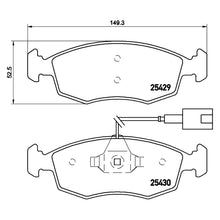 Load image into Gallery viewer, Front Brake Pad Fits Fiat 500 500C Punto Brembo P23138