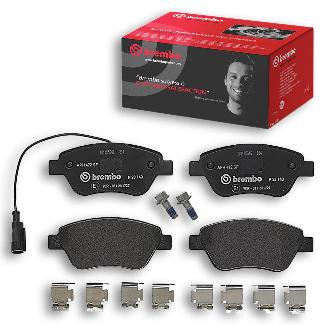 Front Brake Pad Fits Citroen Fiat Peugeot Nemo Doblo Bipper Brembo P23140