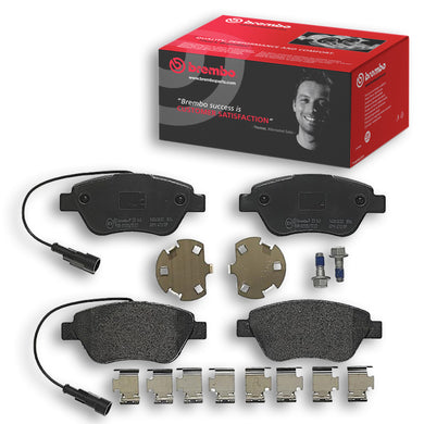 Front Brake Pad Fits Alfa Romeo Citroen Fiat Peugeot 500 Punto Brembo P23141