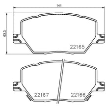 Load image into Gallery viewer, Front Brake Pad Fits Fiat Jeep 500X Compass Brembo P23164