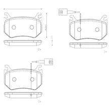 Load image into Gallery viewer, Rear Brake Pad Fits Alfa Romeo Giulia Stelvio Brembo P23184