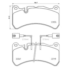Load image into Gallery viewer, Front Brake Pad Fits Alfa Romeo Giulia Stelvio Brembo P23186