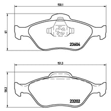 Load image into Gallery viewer, Front Brake Pad Fits Ford Mazda Fiesta Ka Puma Ecosport Brembo P24055