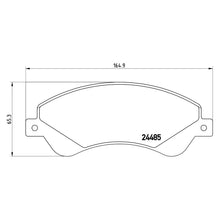 Load image into Gallery viewer, Front Brake Pad Fits Ford Transit Brembo P24065