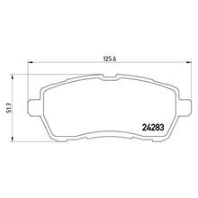 Load image into Gallery viewer, Front Brake Pad Fits Ford Mazda Toyota Fiesta Roomy Brembo P24072