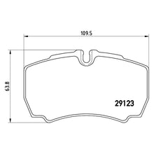 Load image into Gallery viewer, Rear Brake Pad Fits Ford Transit Tourneo Brembo P24084