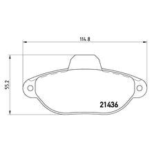 Load image into Gallery viewer, Front Brake Pad Fits Fiat Ford 500 Ka Brembo P24147