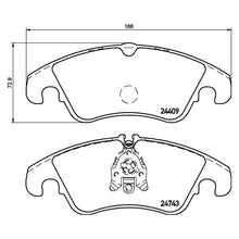 Load image into Gallery viewer, Front Brake Pad Fits Ford Focus Brembo P24161