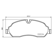 Load image into Gallery viewer, Front Brake Pad Fits Ford Transit Tourneo Brembo P24171