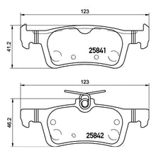 Load image into Gallery viewer, Rear Brake Pads Fits Ford Brembo P24204