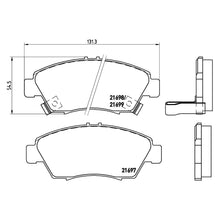Load image into Gallery viewer, Front Brake Pad Fits Honda City Civic Jazz Brembo P28024