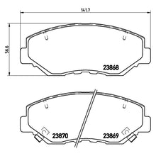 Load image into Gallery viewer, Front Brake Pad Fits Honda Civic CRV Brembo P28035