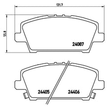 Load image into Gallery viewer, Front Brake Pad Fits Honda Civic Brembo P28037