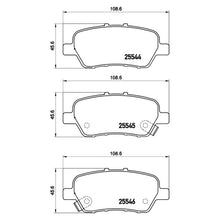 Load image into Gallery viewer, Rear Brake Pad Fits Honda Elysion Odyssey Stream Brembo P28094