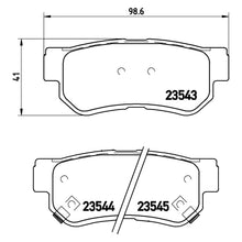 Load image into Gallery viewer, Rear Brake Pad Fits Hyundai Kia Santa Fe Sonata Tucson Sportage Brembo P30014