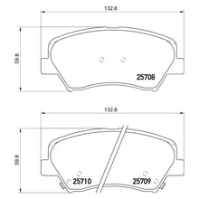 Load image into Gallery viewer, Front Brake Pad Fits Hyundai Kia I30 CeeD Cerato Brembo P30073