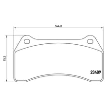 Load image into Gallery viewer, Front Brake Pad Fits Jaguar S Type XJ Brembo P36014