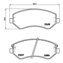 Load image into Gallery viewer, Front Brake Pads Fits Jeep Brembo P37007
