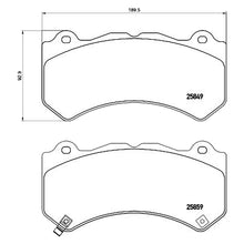 Load image into Gallery viewer, Front Brake Pad Fits Chevrolet Jeep Nissan Grand Cherokee GT-R Brembo P37018