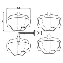 Load image into Gallery viewer, Rear Brake Pad Fits Land Rover Discovery Brembo P44003