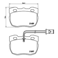 Load image into Gallery viewer, Front Brake Pads Defender Set Kit Fits Land Rover RTC5756 Brembo P44004