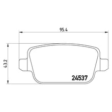 Load image into Gallery viewer, Rear Brake Pad Fits Land Rover Volvo Freelander S80 V70 Xc70 Brembo P44017